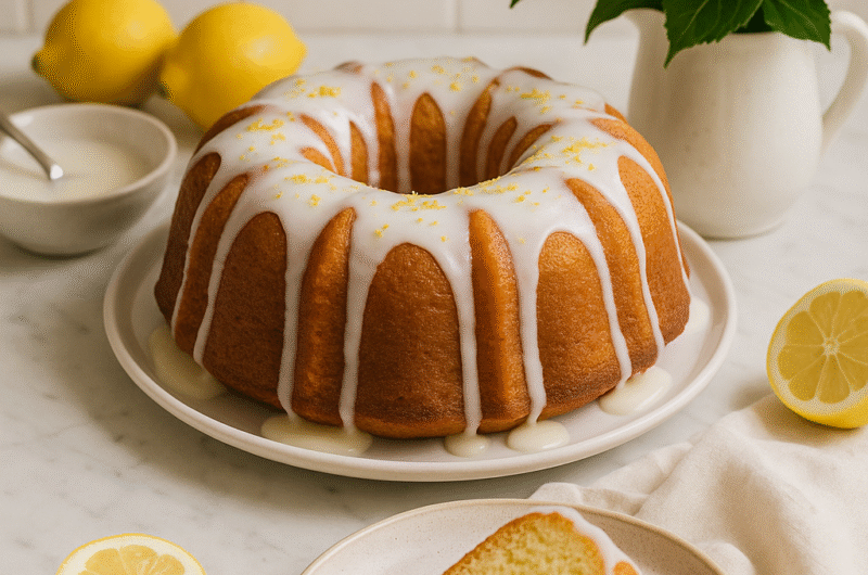 Lemon Yogurt Bundt Cake