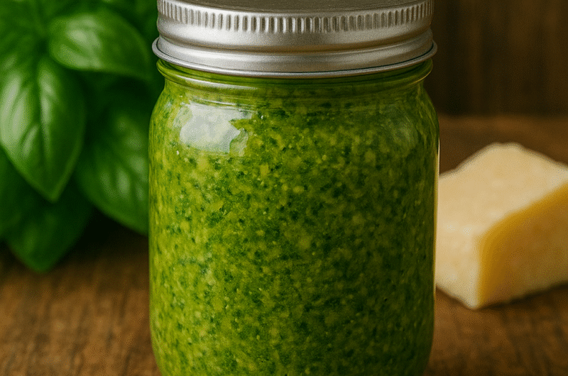 Homemade Basil Pesto