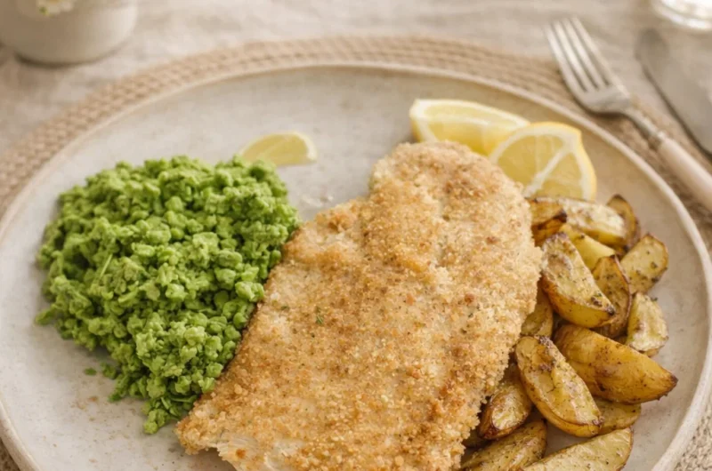 Crispy Fish & Chips (Oven-Baked)