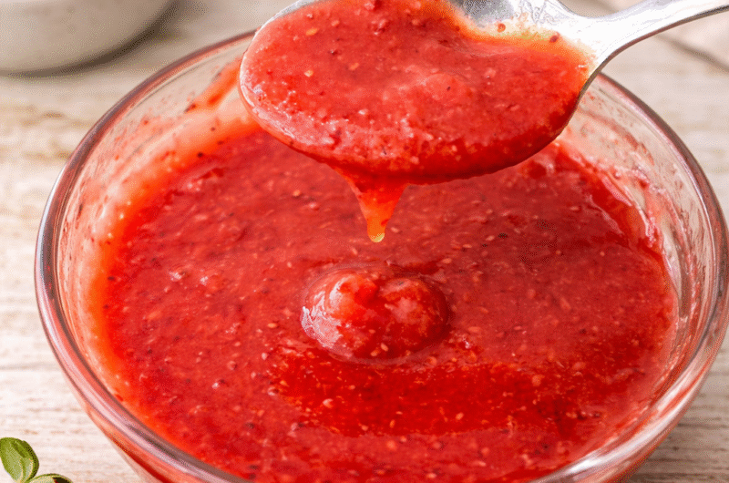 Strawberry Chia Jam (Easy, 3 Ingredients)